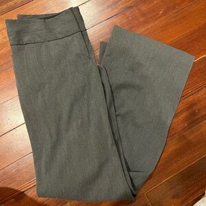 Express editor flare grey pants
